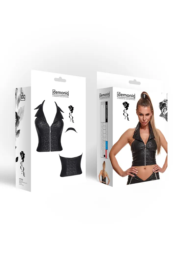 schwarzes Top BRLudmila001 - XXL