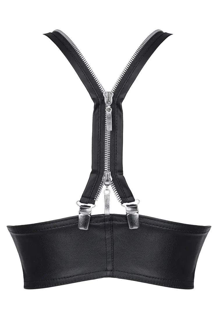schwarzes Damen-Top BRZita001 - XXL