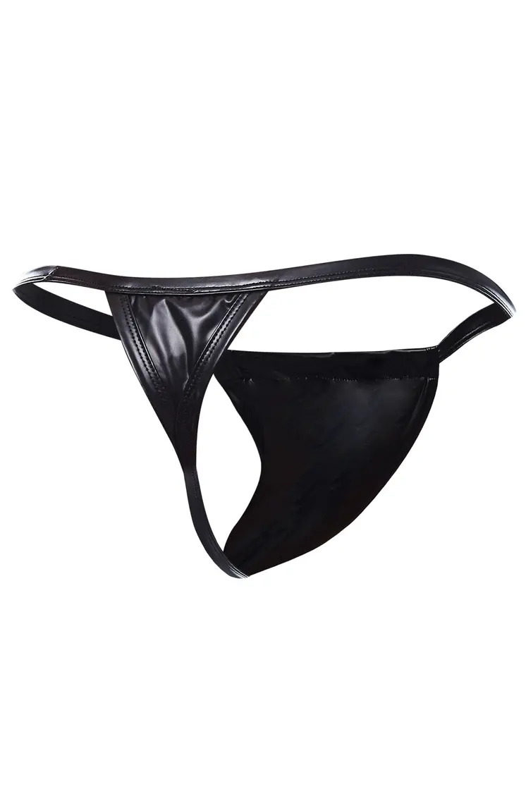 schwarzer Wetlook Boost String BL4CK06 - XL