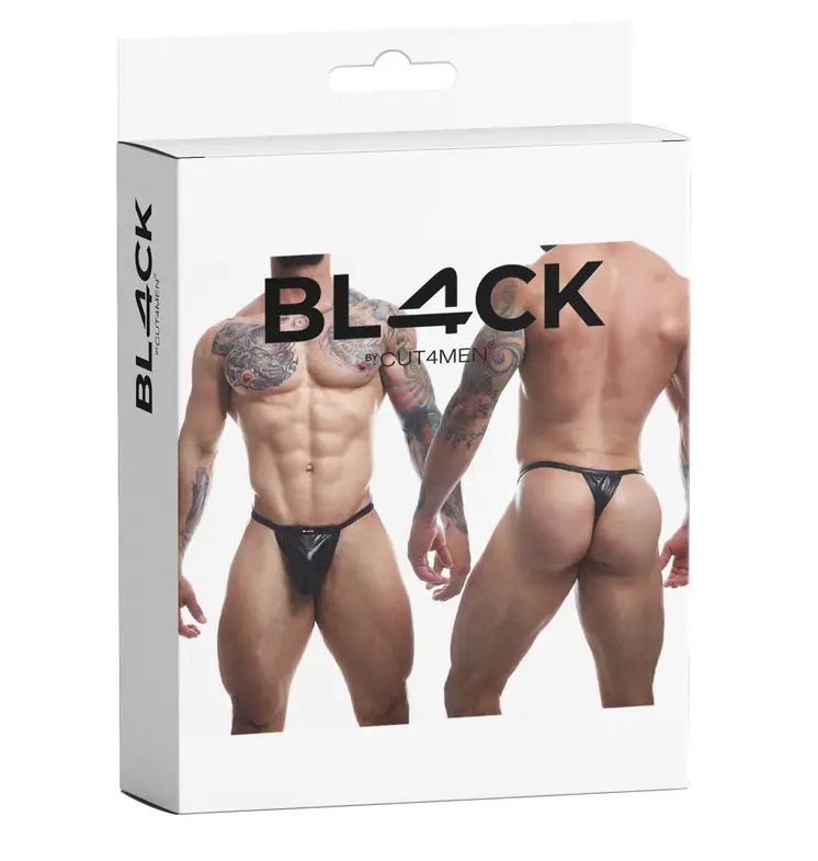 schwarzer Wetlook Boost String BL4CK06 - XL