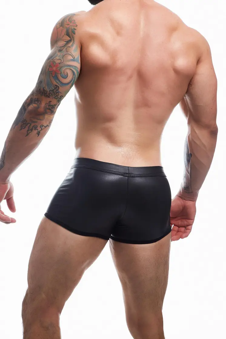 schwarzer Wetlook Boxer BL4CK03 - XL