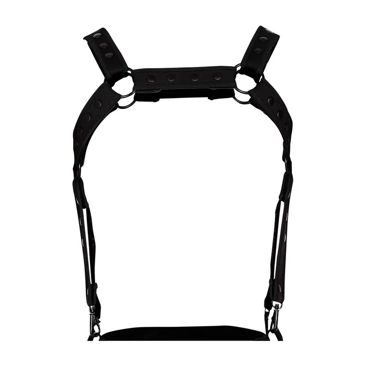 schwarzer Brust-Harness 05 - OS
