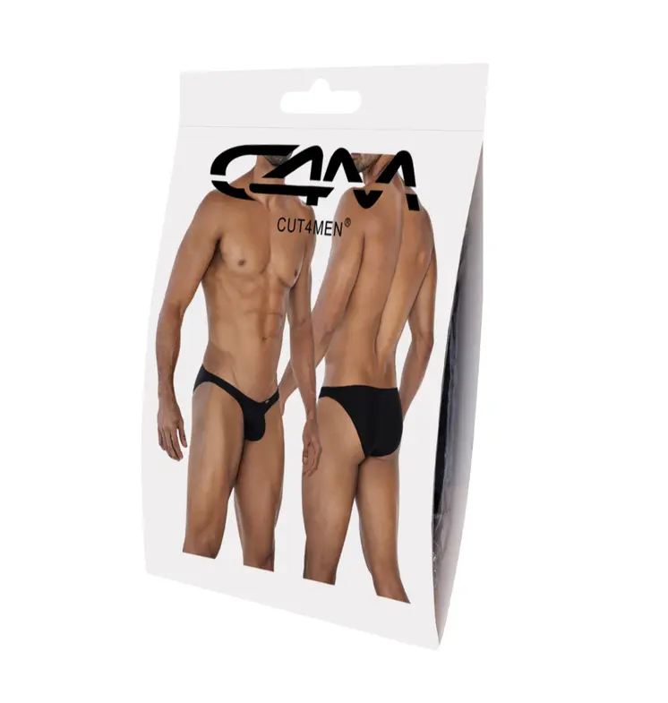 schwarzer Low Rise Bulge Brief C4MSPXBUL01 - XL