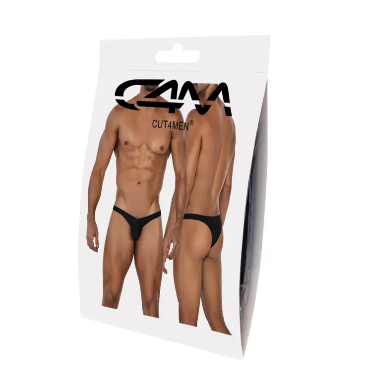 schwarzer Capri Thong C4MSPX07 - XL