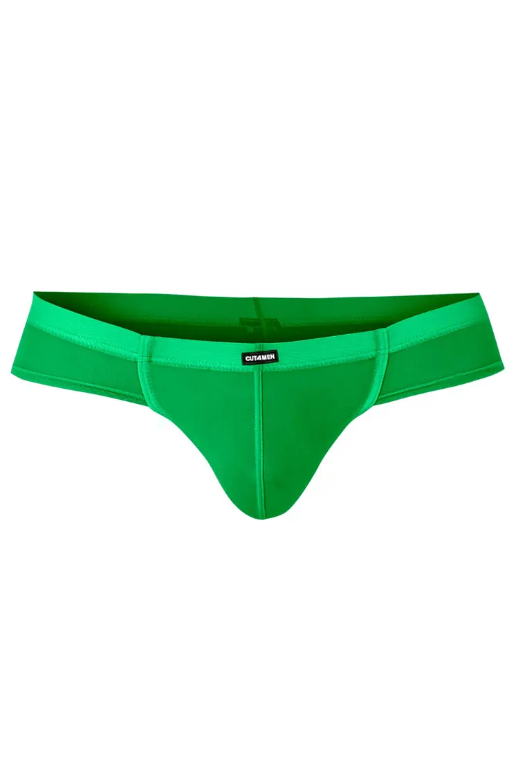 green Mesh Hybrid Cheeky Brief C4MSPX22 GLOW - XL
