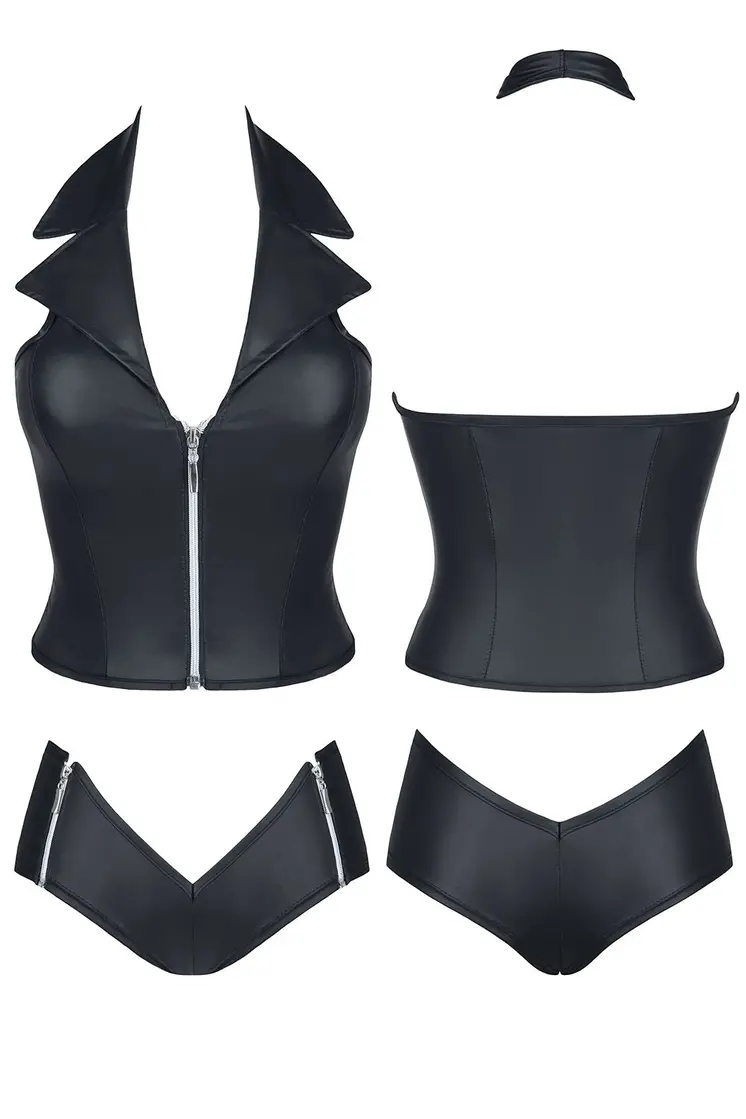 schwarzes Set Eva - XXL