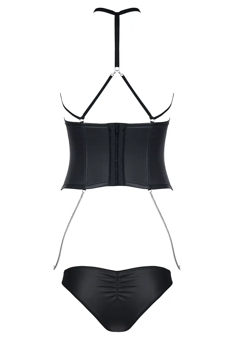 schwarzes Set Nikoletta - XXL