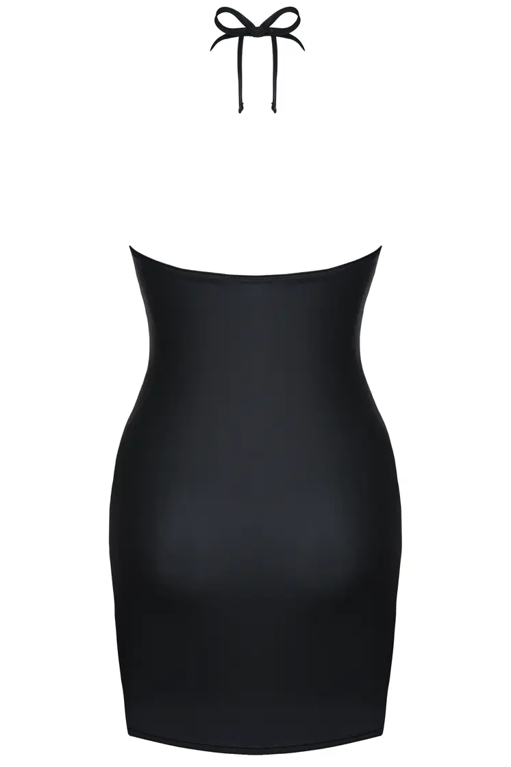 schwarzes Minikleid DDFojbe001 - XXL
