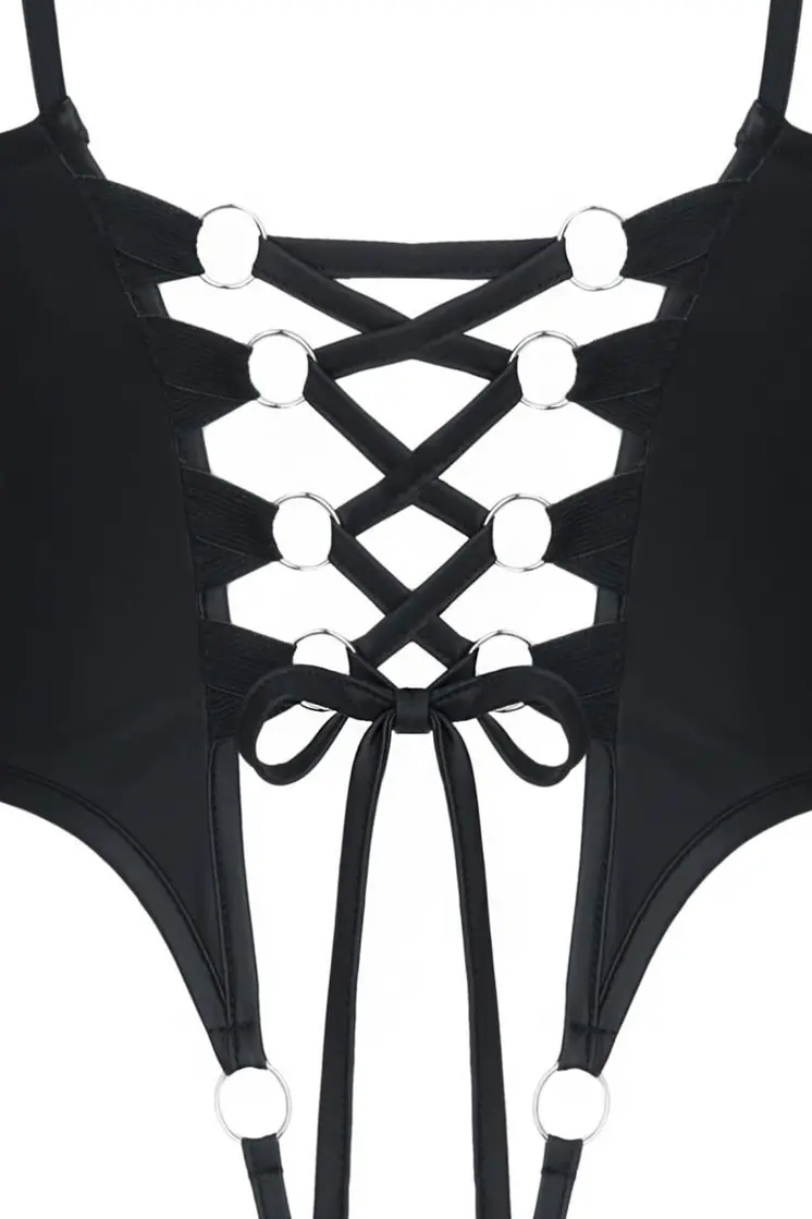 schwarzer ouvert  Body DDReja001 - XL