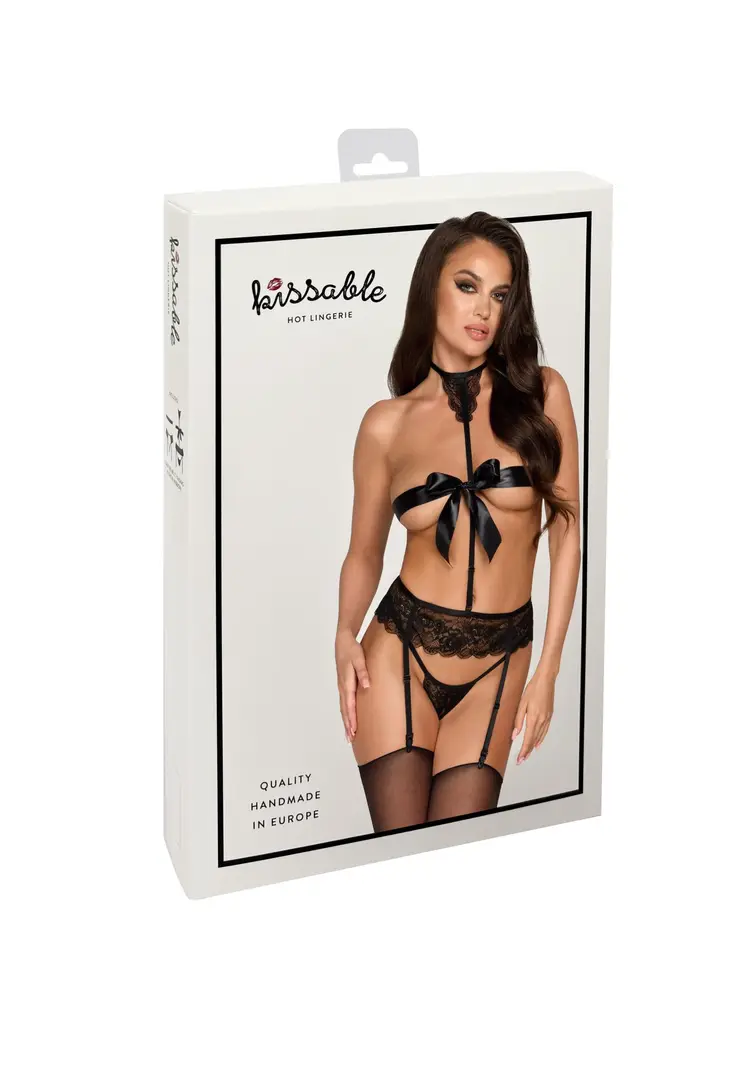 KISS244 4-teiliges Set aus Spitze - L/XL