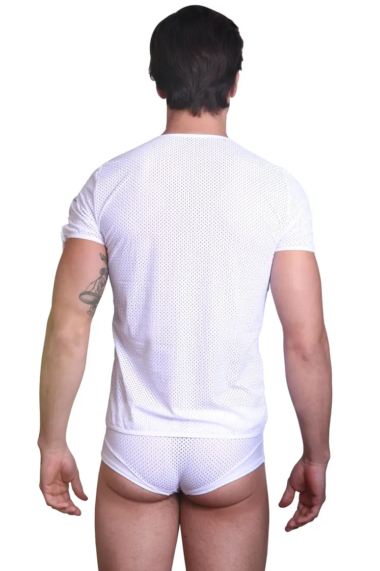 weißes T-Shirt the Shadow S von Look Me
