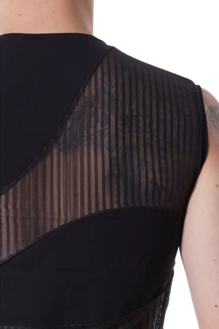 schwarzes T-Shirt Shade 803-77 - XL