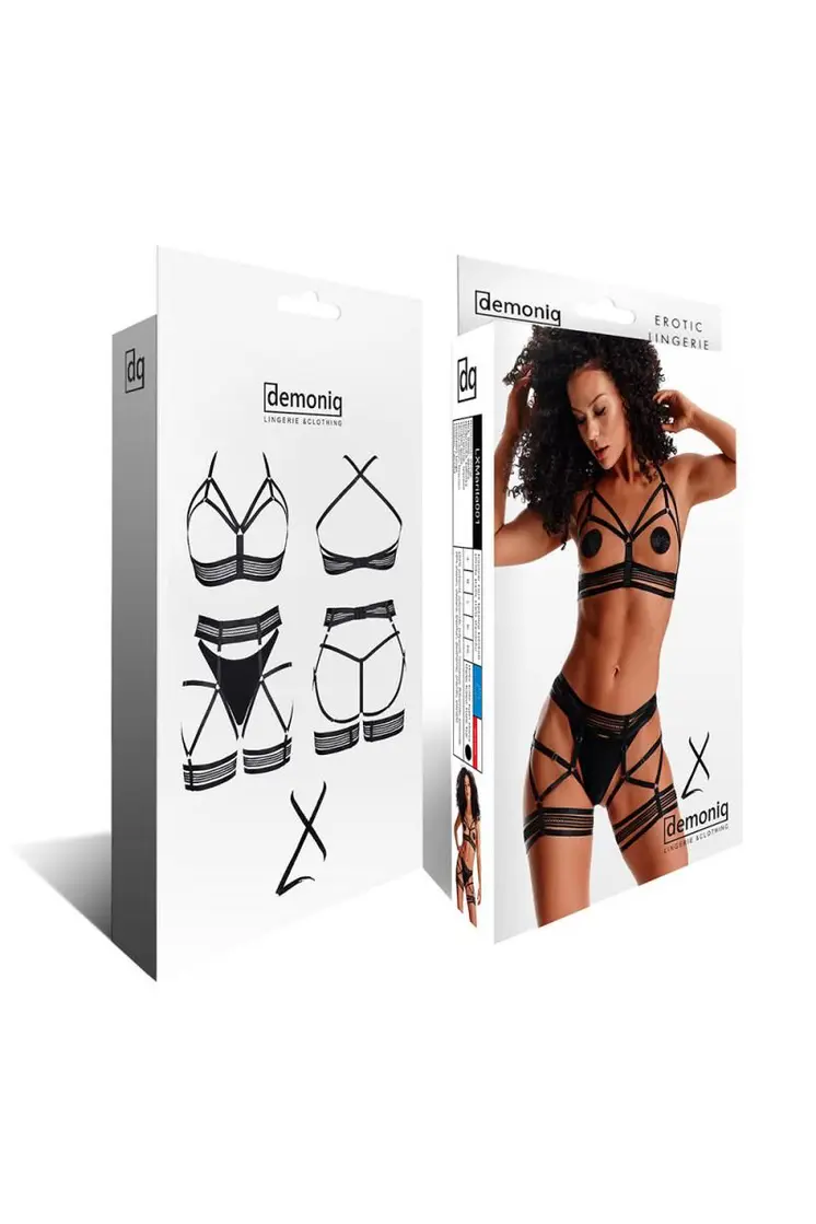 schwarzes Set LXMarita001 - XXL