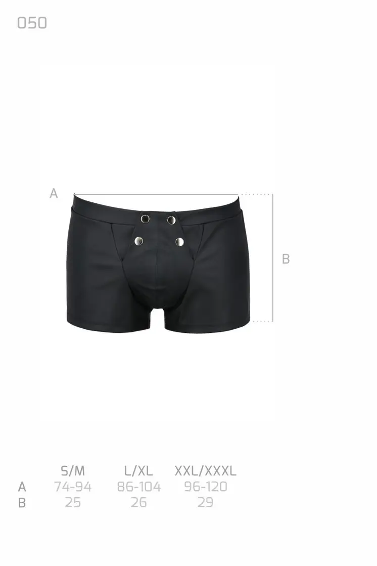 schwarzer Herren Shorts 050 - 2XL/3XL