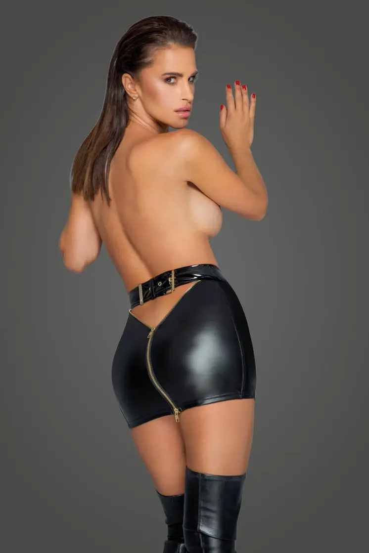 Rock mit Reißverschluss F219 - 3XL