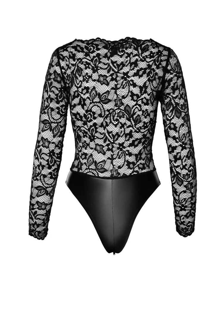 F296 Body aus Spitze/Wetlook - 3XL