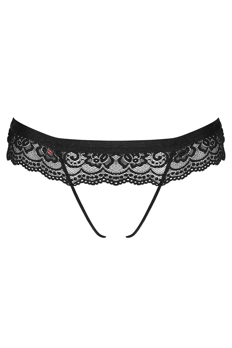 854-PAC-1 String ouvert schwarz - L/XL
