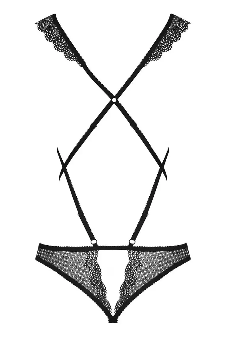 857-TED-1 ouvert Body schwarz - L/XL
