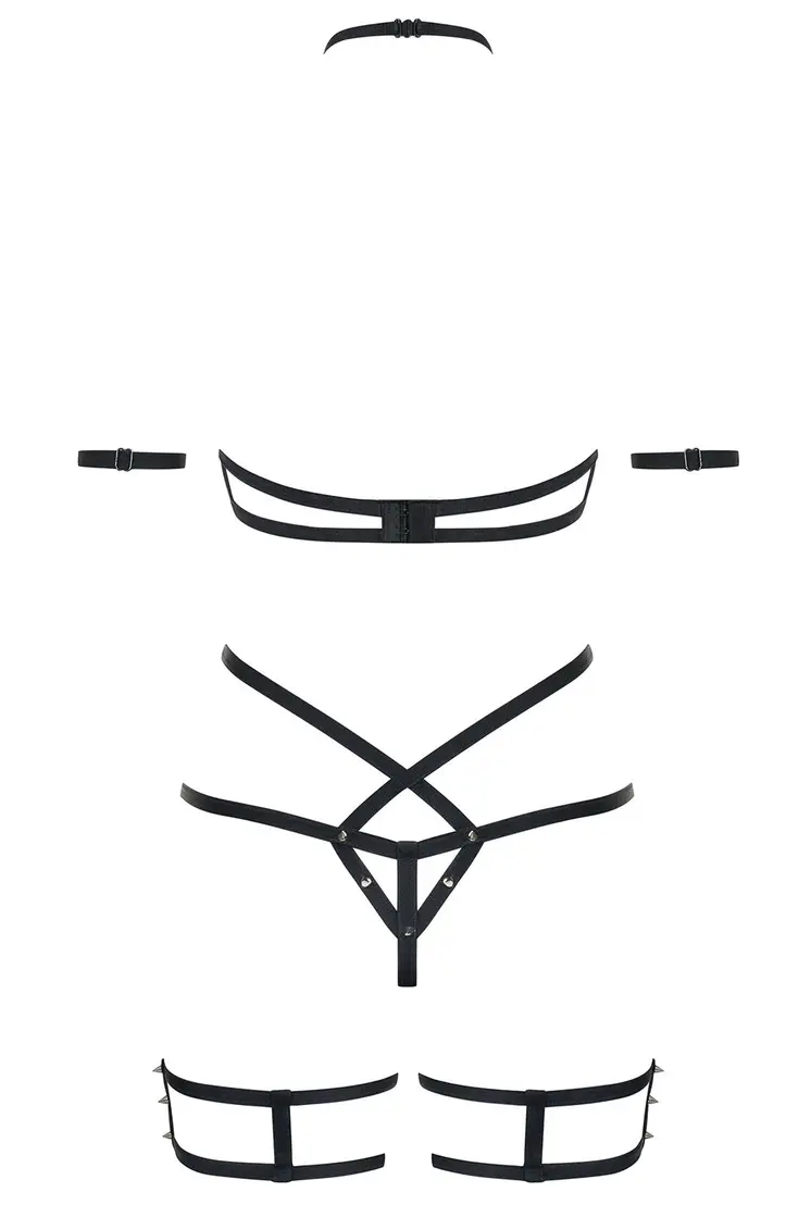 858-Set-1 Set schwarz - L/XL