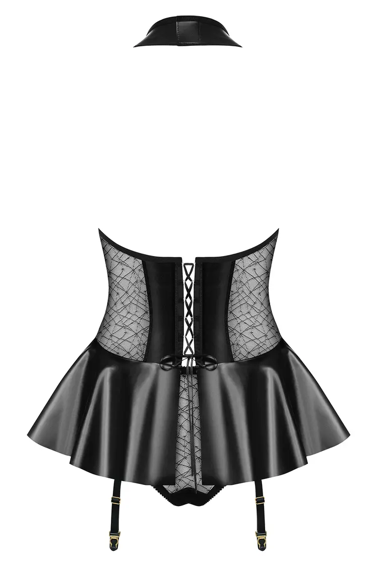 859-COR-1 Corsage schwarz - L/XL