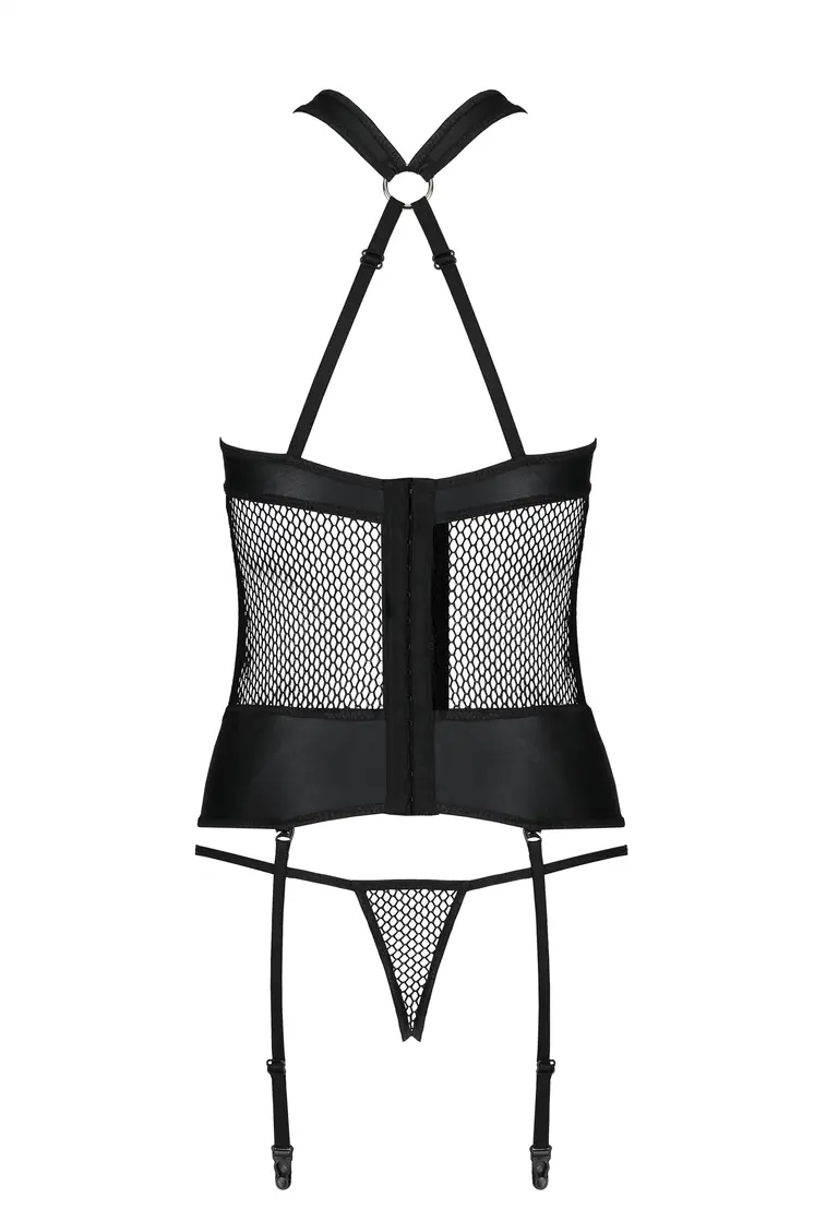 schwarzes Corset PA596153 - 2XL/3XL