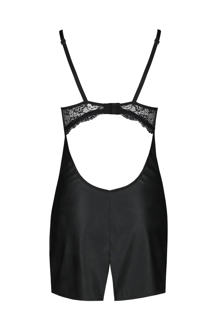 schwarzes Chemise PA596219 - 2XL/3XL