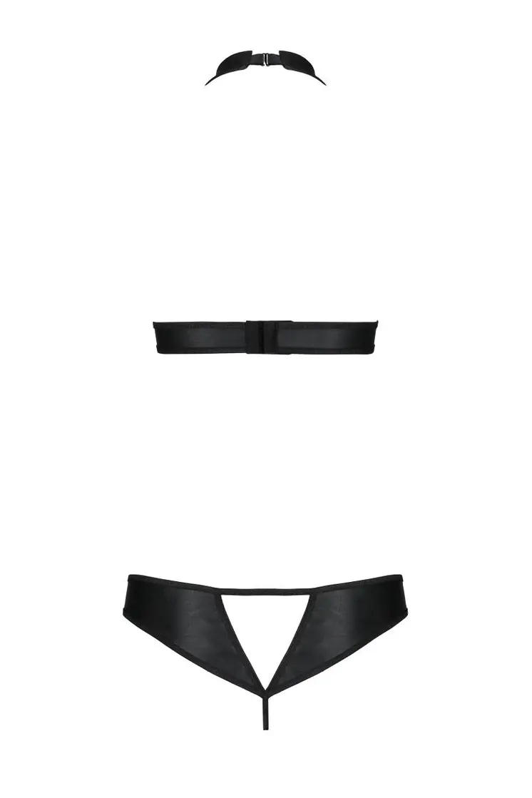 schwarzer Kunstleder Set PA596231 - 2XL/3XL