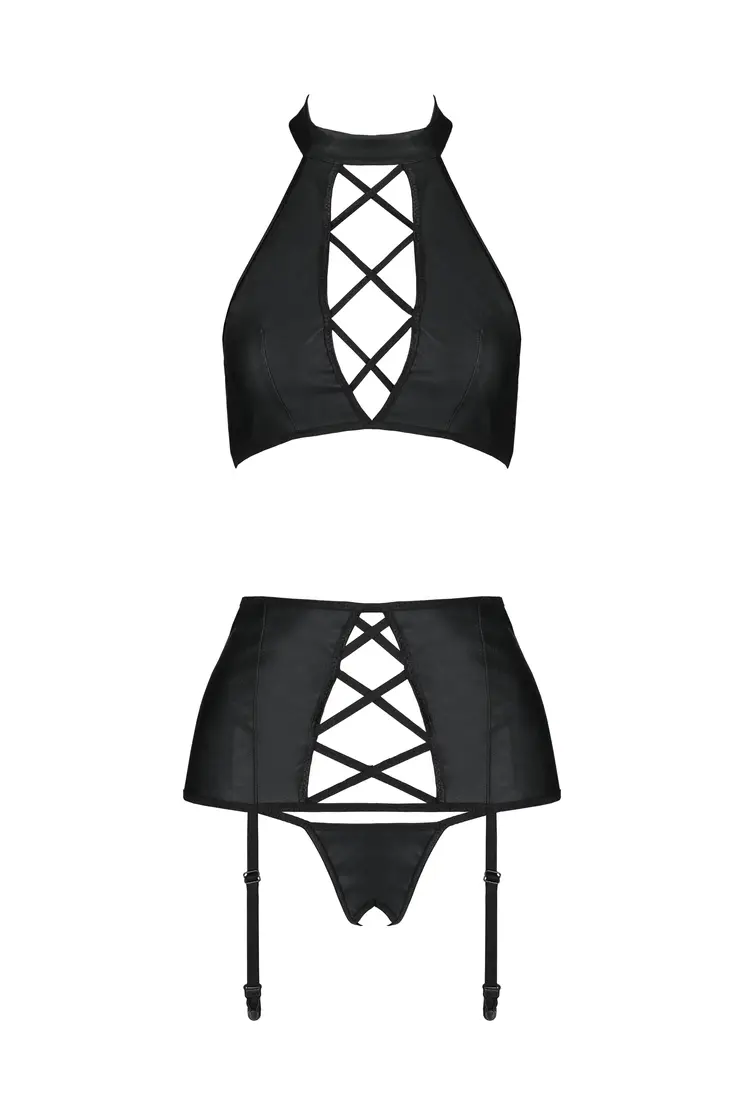 schwarzes ouvert Set PA596252 - 2XL/3XL