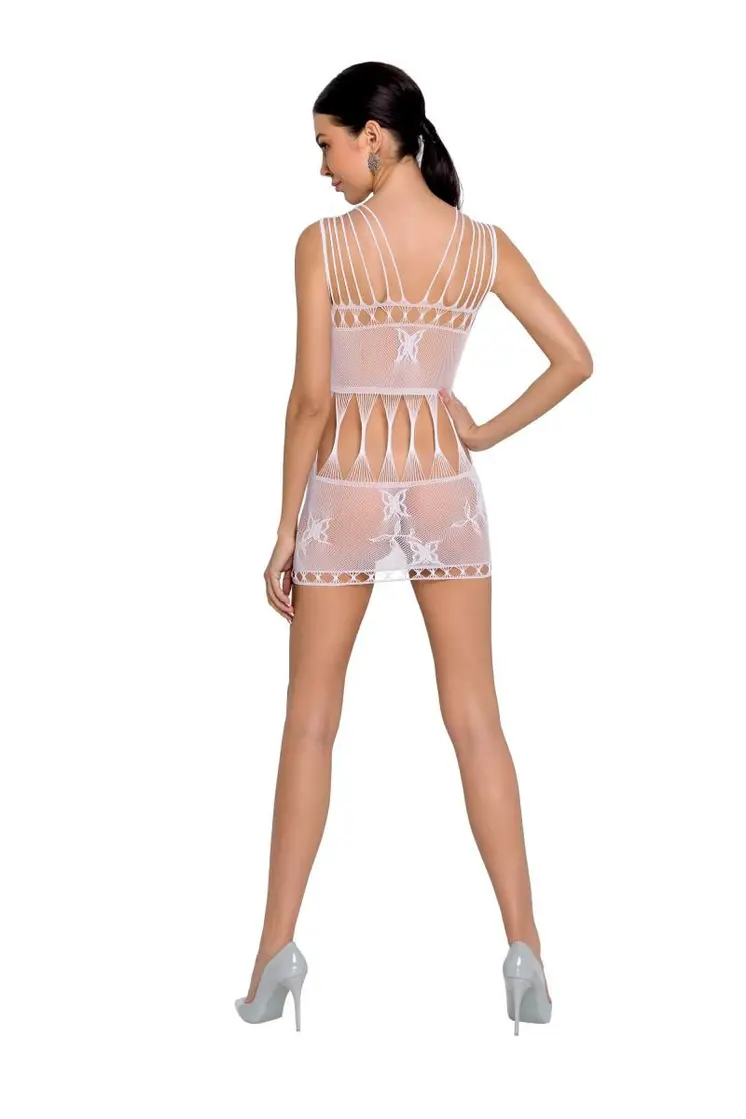 weißes Netzkleid BS090 - S/L