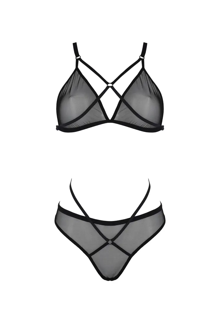 schwarzes 2-teilges Set PA596648 - 2XL/3XL