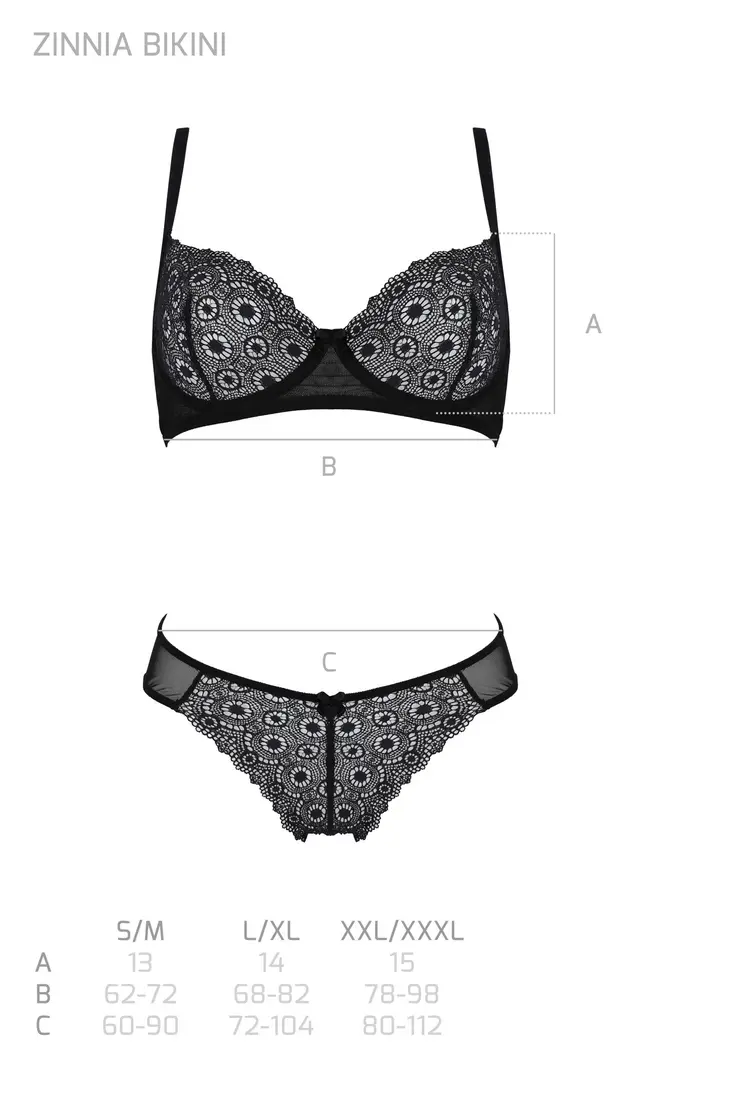 schwarzer Bikini PA596654 - 2XL/3XL
