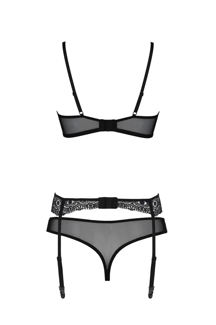 schwarzes 3-teilges Set PA596663 - 2XL/3XL