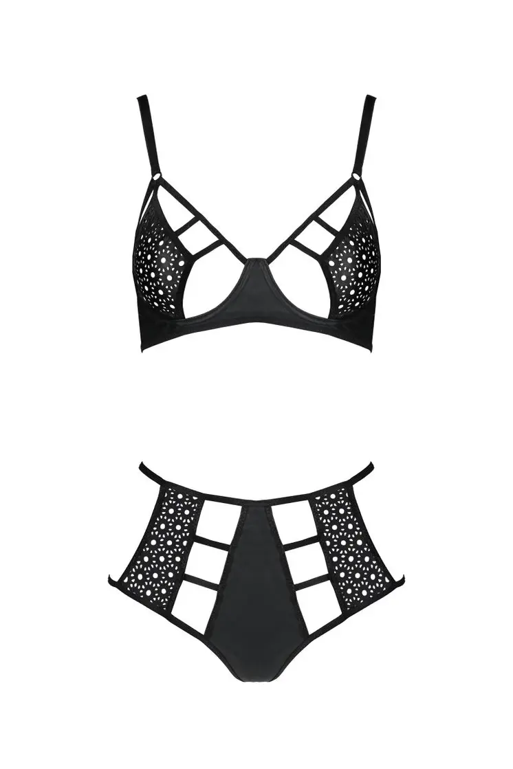 schwarzes 2tlg. Set PA596871 - 2XL/3XL