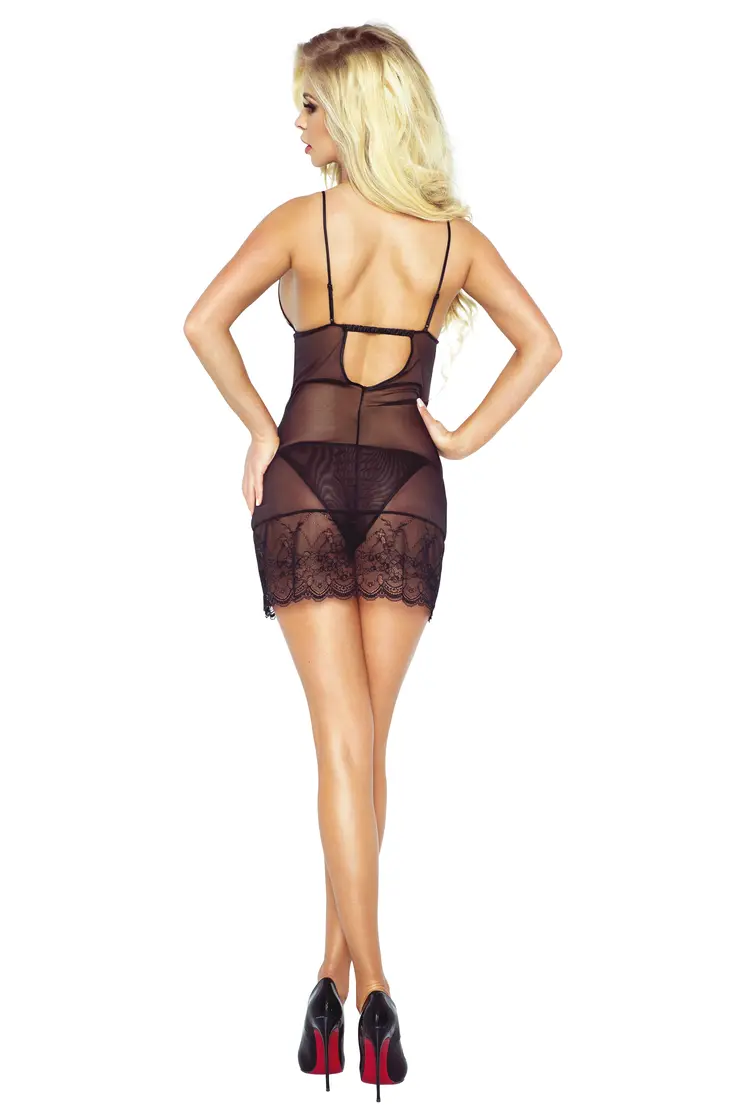 schwarzes Sensuelle Venice Chemise PR5017 - L/XL