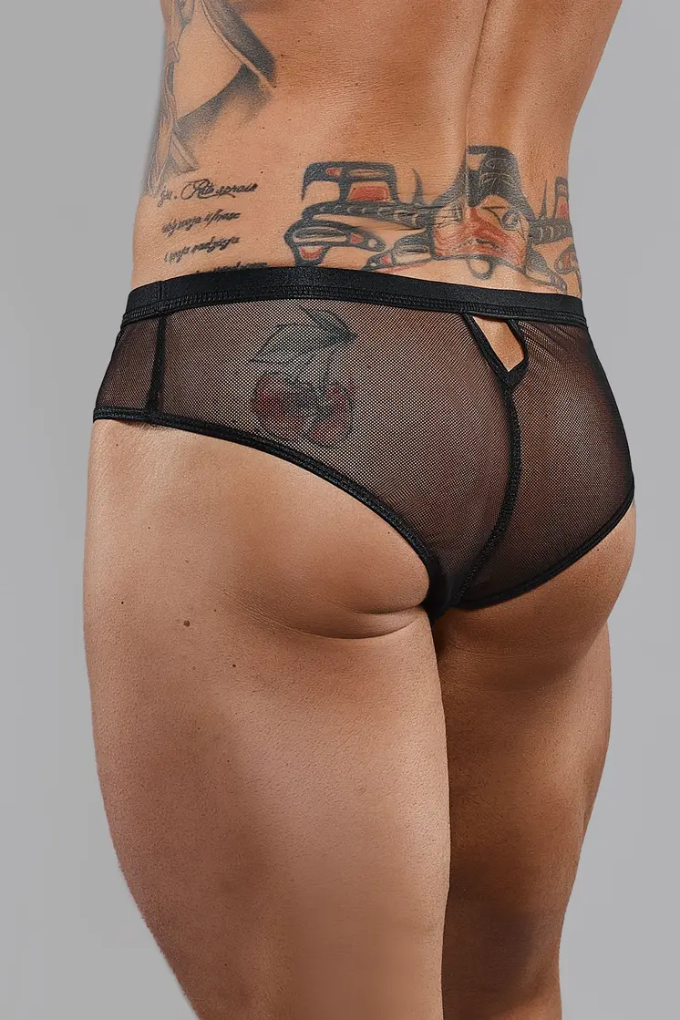 Netz-Slip REIzan001 schwarz - 2XL