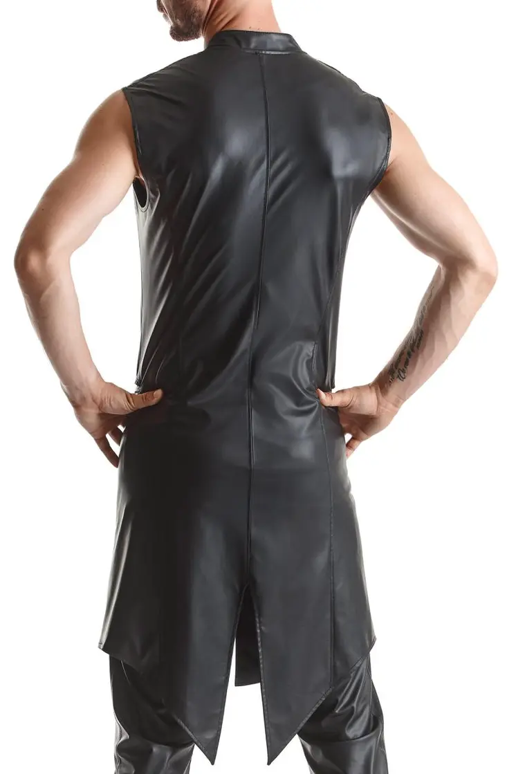 halblanger Herren Mantel RMMarco001 schwarz - XXL
