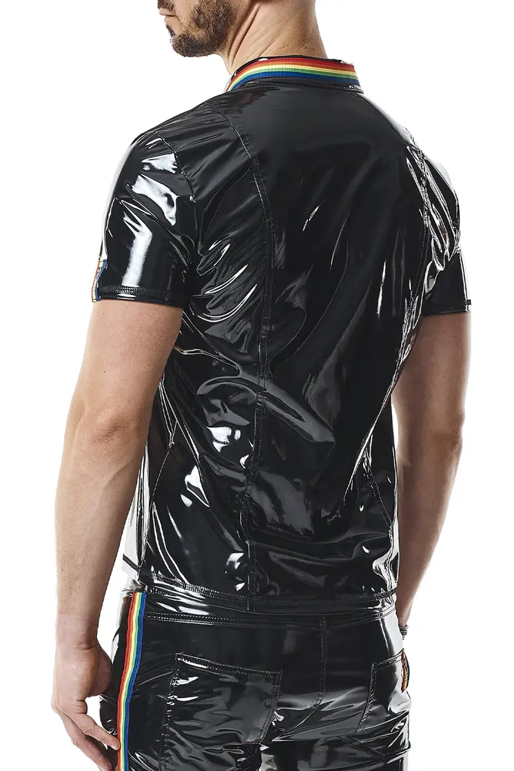 PVC Polo Shirt RMRaffaeleRBW schwarz - 2XL