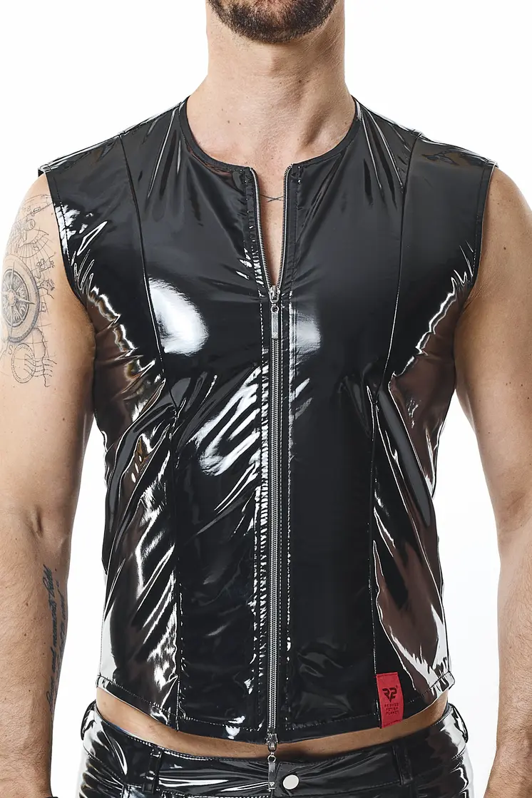 PVC Herren Weste RMOtelloPVC schwarz - 2XL