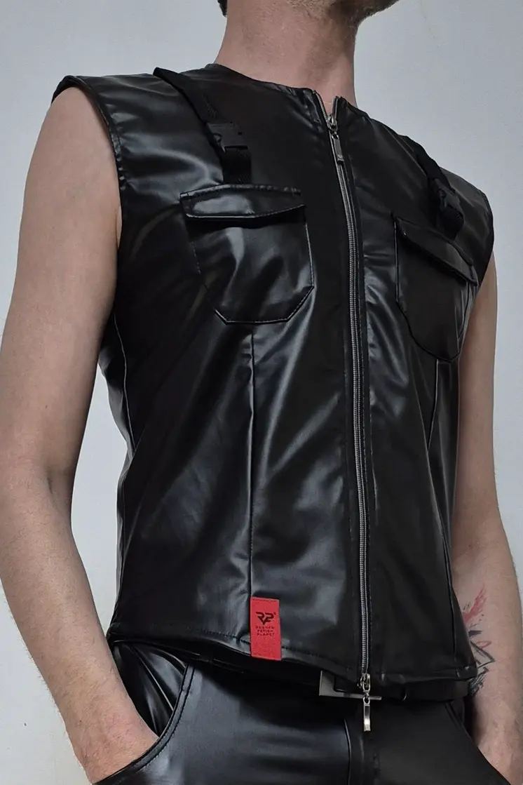 Herren Weste RMCamillo001 schwarz - 2XL