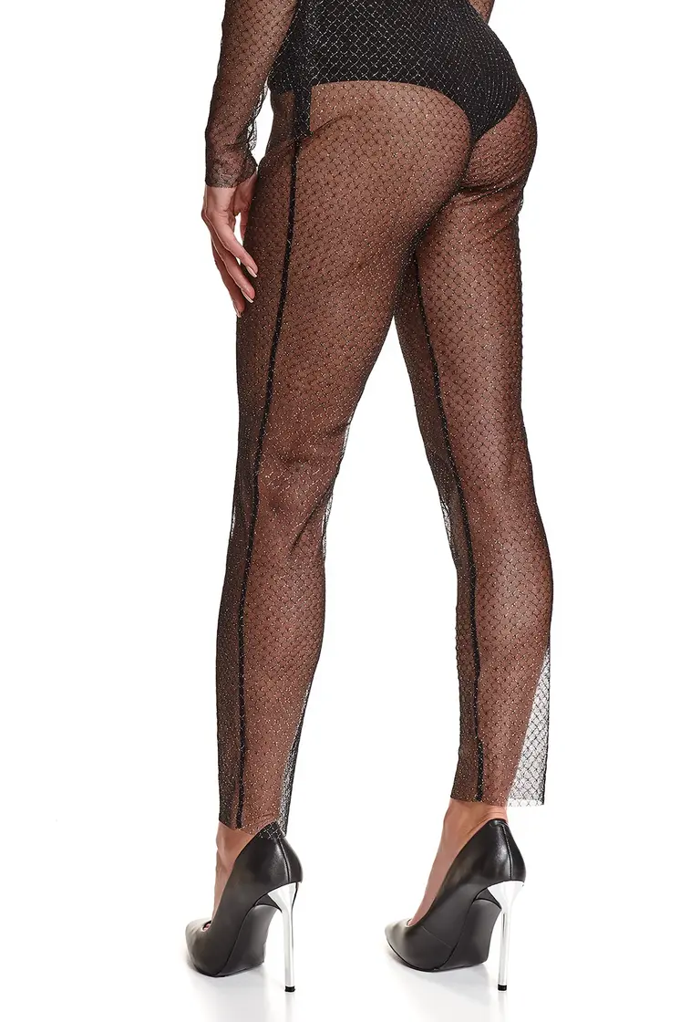 schwarz/silbernes Jumpsuit STEdvige001 - XXL