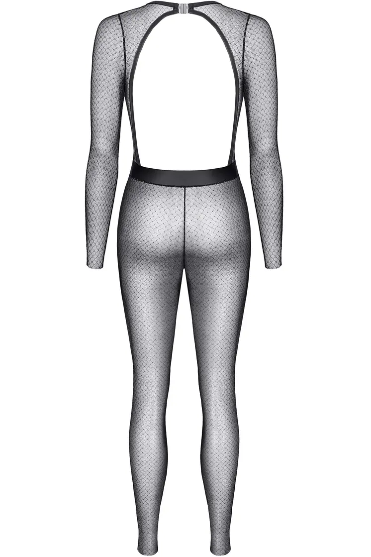 schwarz/silbernes Jumpsuit STEdvige001 - XXL