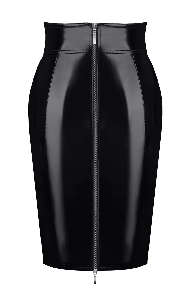 schwarzer Damen-Rock TDFinija001 - 2XL