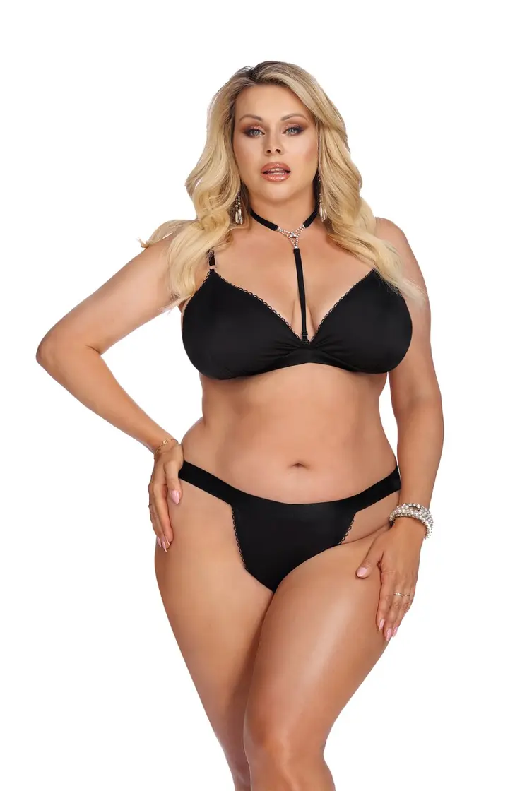 schwarzes Set AA053631 - 5XL/6XL