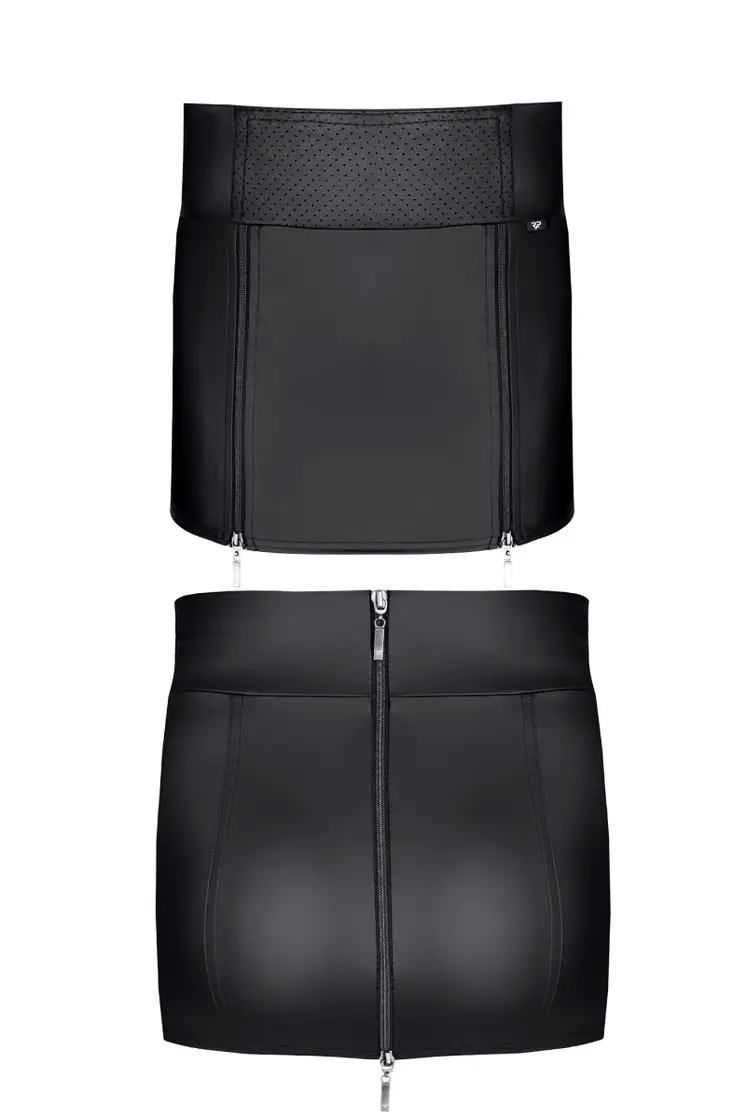 kurzer Rock BOJorge001 schwarz - 2XL