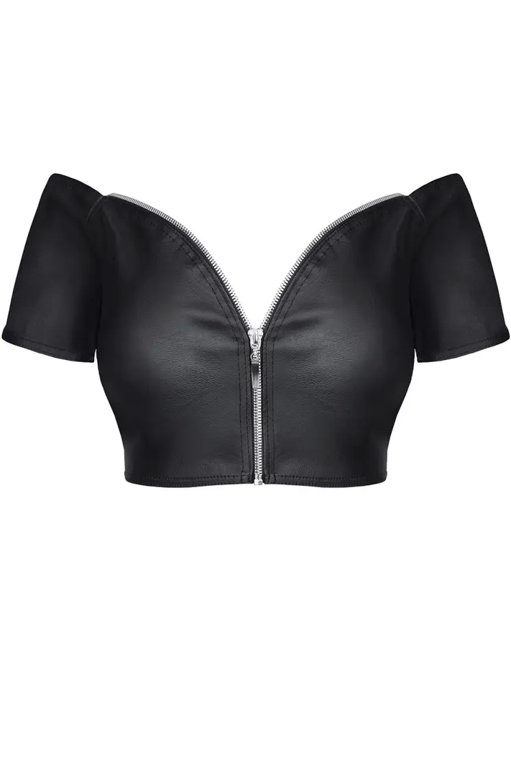 schwarzes Damen-Top BRMarina001 - XXL