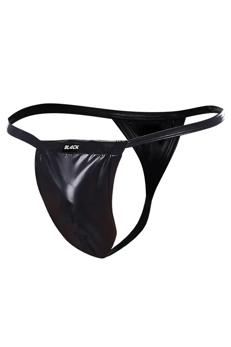 schwarzer Wetlook Boost String BL4CK06 - XL