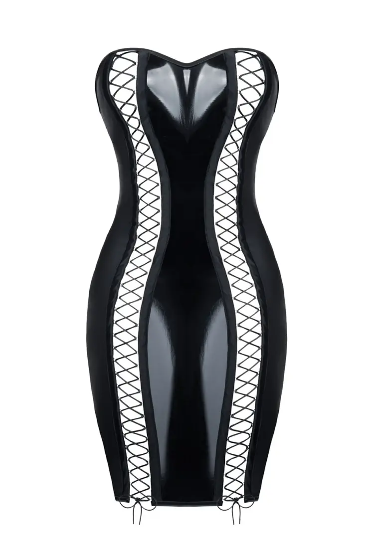 schwarzes Minikleid Astrid - XXL