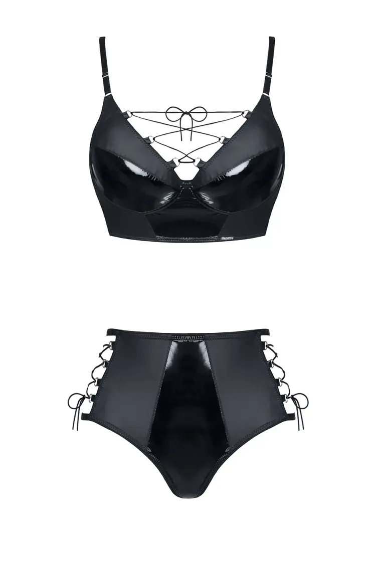 schwarzes Set Jessica - XXL