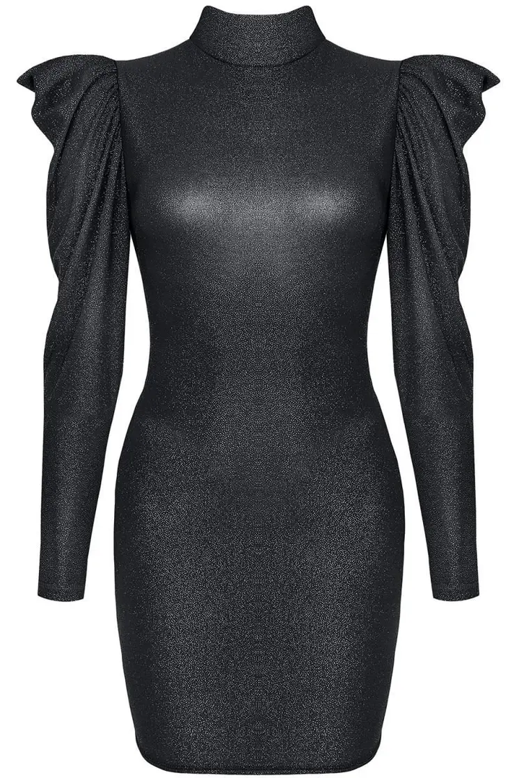 schwarzes Minikleid CADR005 - M