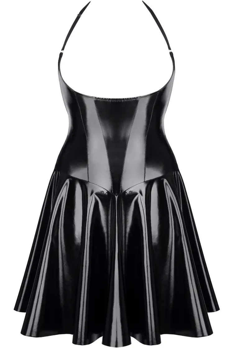 schwarzes Lack Miniklied TDJutta001 - 5XL